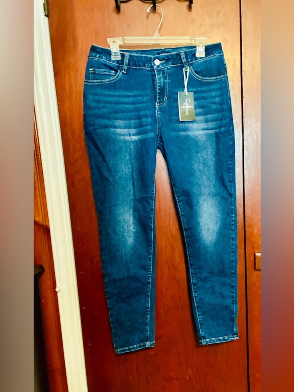 Classic High-Rise Dark Blue Women's Jeans